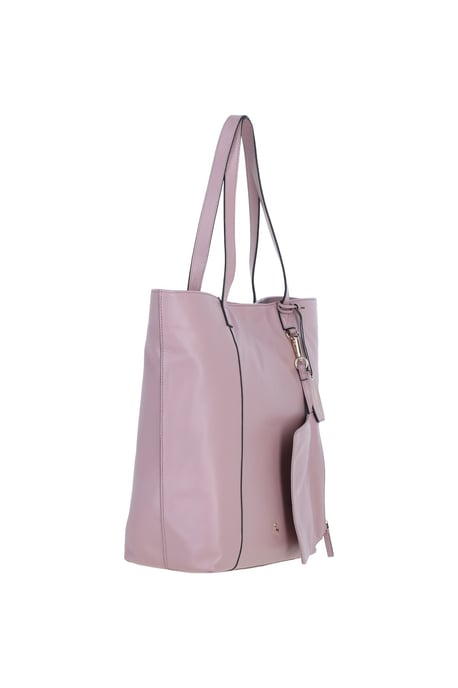 'Serela' Real Leather Shoulder Bag with Detachable Pouch - Image 4