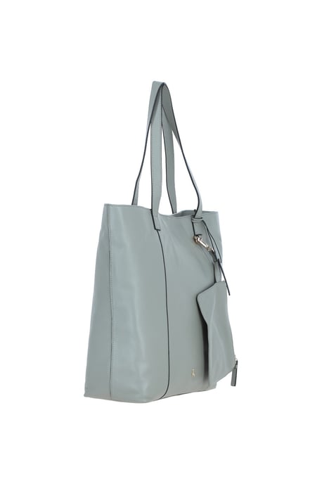 'Serela' Real Leather Shoulder Bag with Detachable Pouch - Image 4