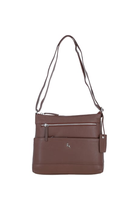 'Derby' Stylish Real Leather Shoulder Bag - Image 2