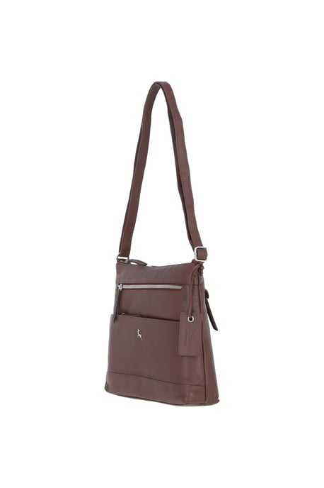 'Derby' Stylish Real Leather Shoulder Bag - Image 3