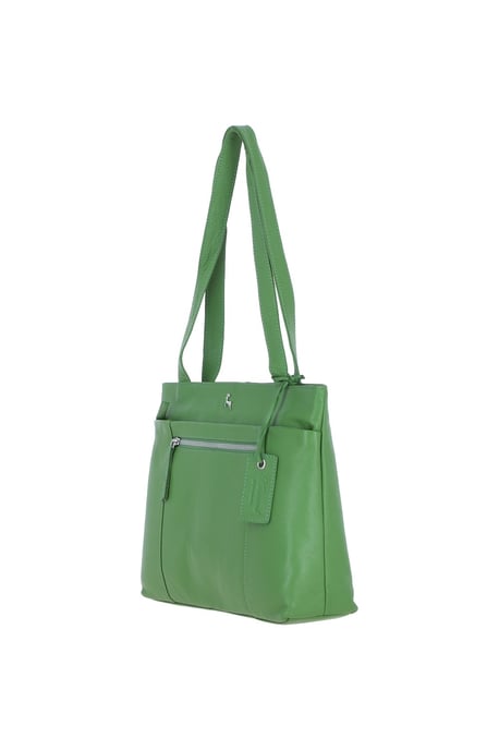 'Newport' Real Leather Multi-Pocket Shoulder Bag - Image 3