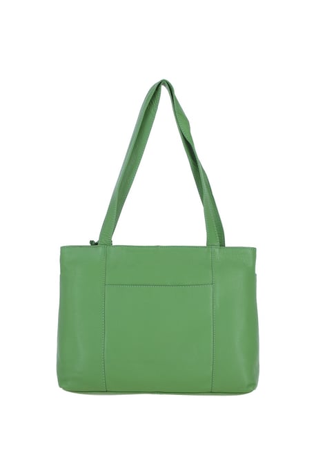 'Newport' Real Leather Multi-Pocket Shoulder Bag - Image 4