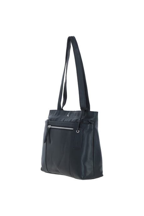 'Newport' Real Leather Multi-Pocket Shoulder Bag - Image 3