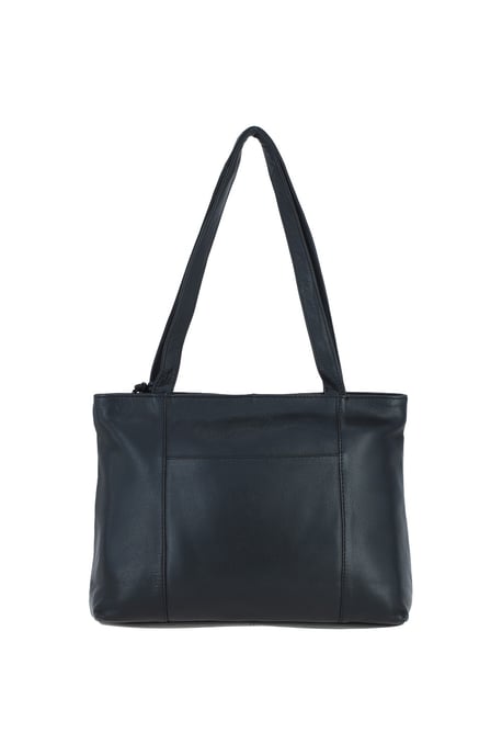 'Newport' Real Leather Multi-Pocket Shoulder Bag - Image 4