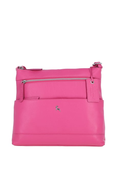 'Derby' Stylish Real Leather Shoulder Bag - Image 1