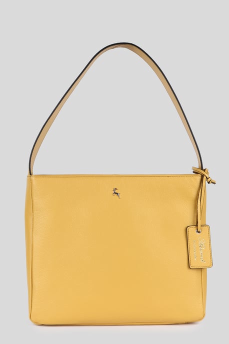 'Capolavoro Veneziano' Real Leather Hobo Shoulder Bag - Image 1
