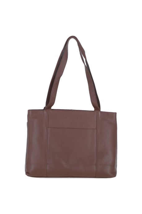 'Newport' Real Leather Multi-Pocket Shoulder Bag - Image 4
