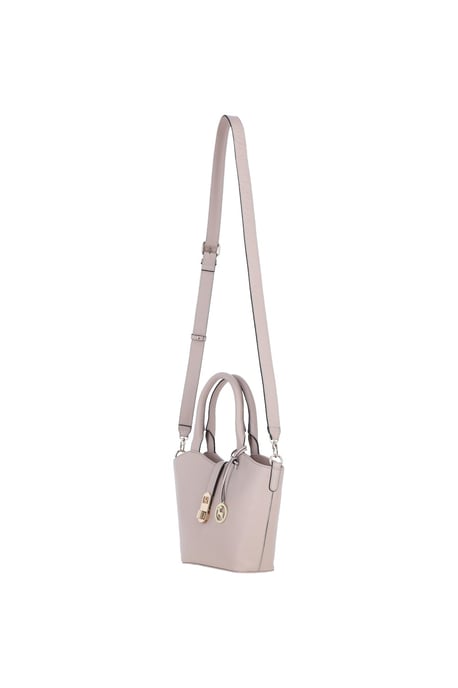 'Maristella' Real Leather Handbag with Detachable Crossbody Strap - Image 3