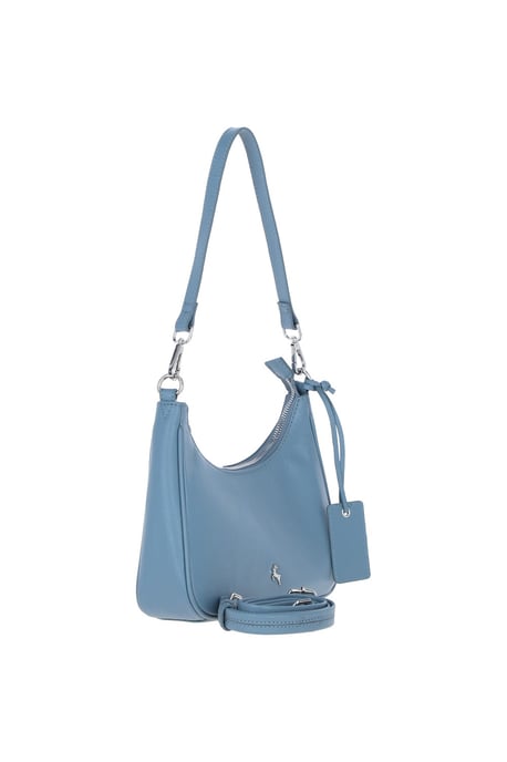 Real Leather Shoulder Bag with Detachable Crossbody Strap - Image 2