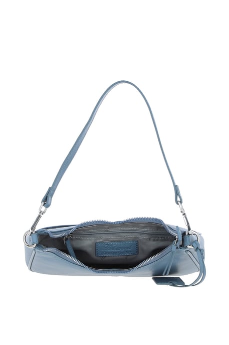 Real Leather Shoulder Bag with Detachable Crossbody Strap - Image 4
