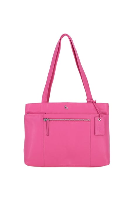 'Newport' Real Leather Multi-Pocket Shoulder Bag - Image 2