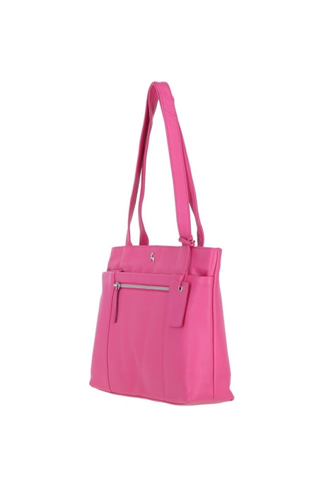 'Newport' Real Leather Multi-Pocket Shoulder Bag - Image 3