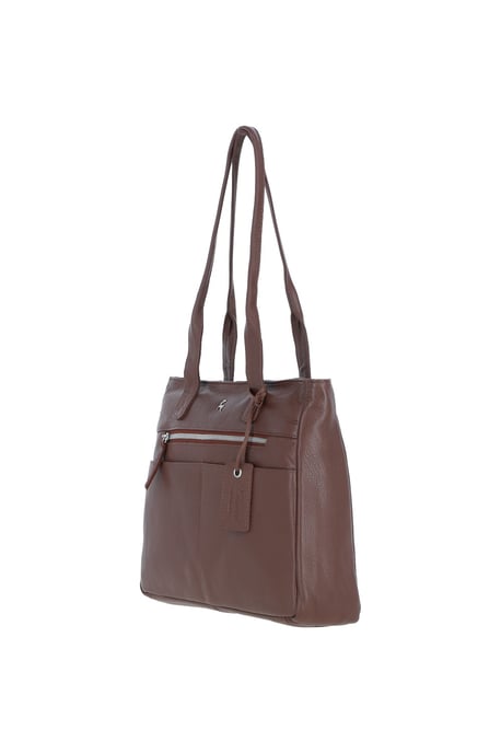 'London' Real Leather Shoulder Bag - Image 3