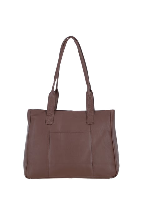 'London' Real Leather Shoulder Bag - Image 4