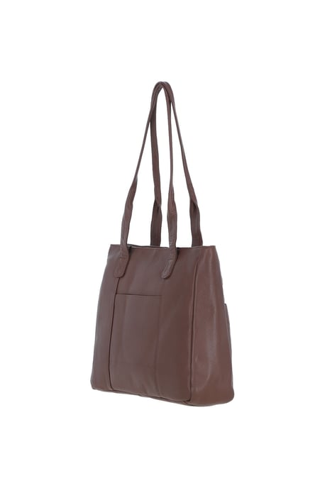'London' Real Leather Shoulder Bag - Image 5