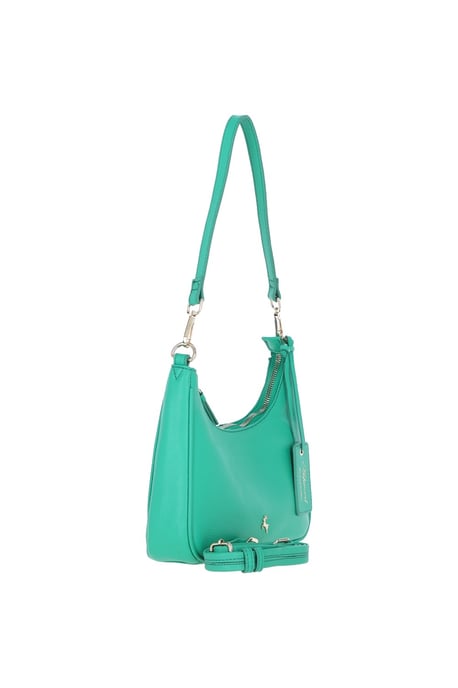 Real Leather Shoulder Bag with Detachable Crossbody Strap - Image 2