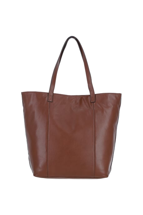 'Serela' Real Leather Shoulder Bag with Detachable Pouch - Image 3