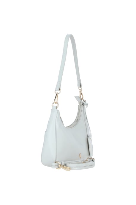 Real Leather Shoulder Bag with Detachable Crossbody Strap - Image 2