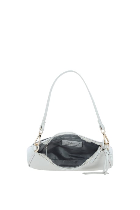 Real Leather Shoulder Bag with Detachable Crossbody Strap - Image 4