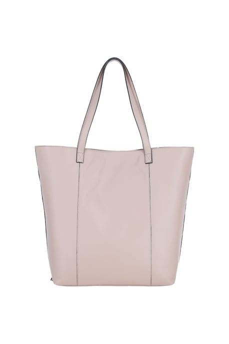 'Serela' Real Leather Shoulder Bag with Detachable Pouch - Image 3