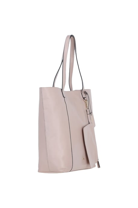'Serela' Real Leather Shoulder Bag with Detachable Pouch - Image 4