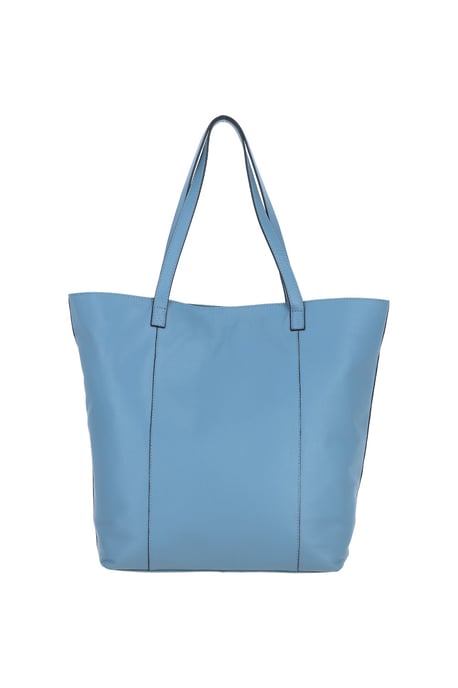 'Serela' Real Leather Shoulder Bag with Detachable Pouch - Image 3