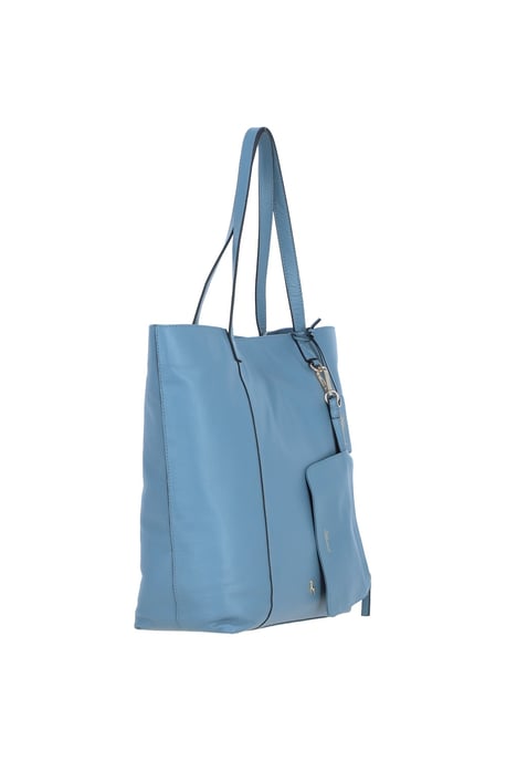 'Serela' Real Leather Shoulder Bag with Detachable Pouch - Image 4