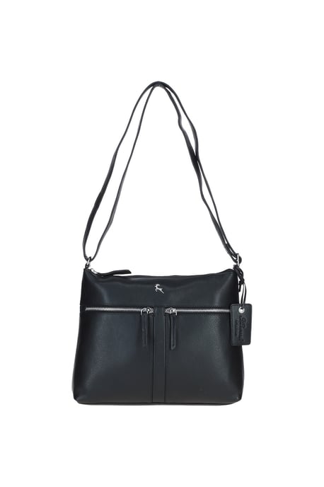 'Mourne' Sleek Real Leather Shoulder Bag - Image 2