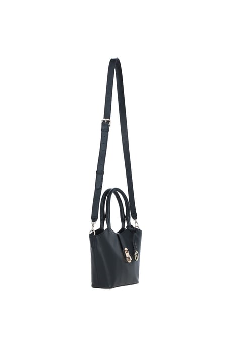 'Maristella' Real Leather Handbag with Detachable Crossbody Strap - Image 5