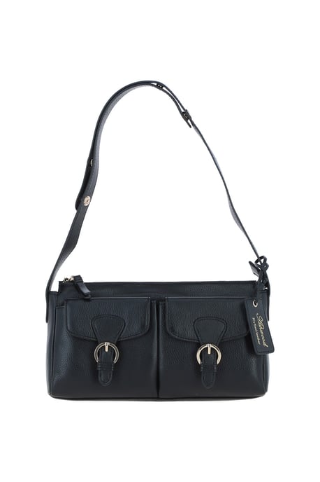 'Nevaria' Real Leather Shoulder Bag - Image 1