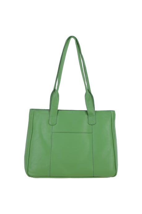 'London' Real Leather Shoulder Bag - Image 4