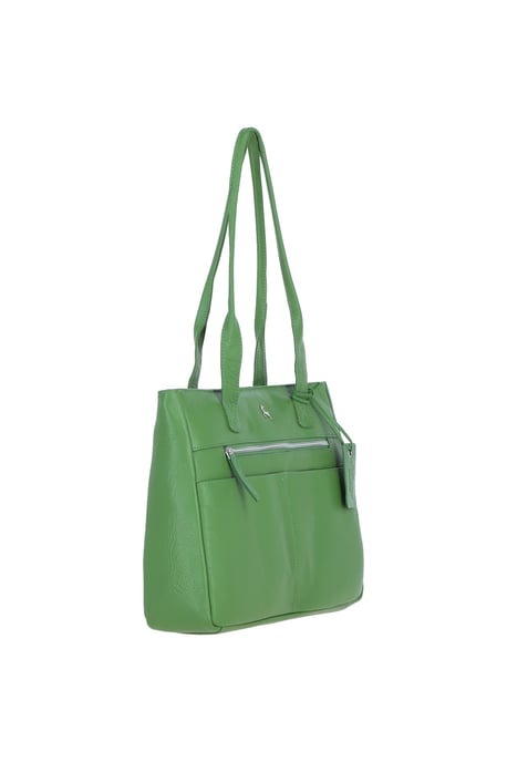 'London' Real Leather Shoulder Bag - Image 5