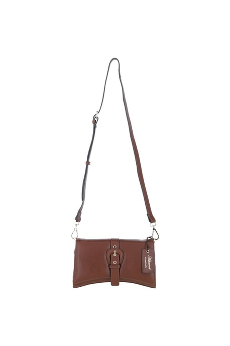 'Bellora' Real Leather Crossbody Bag - Image 2