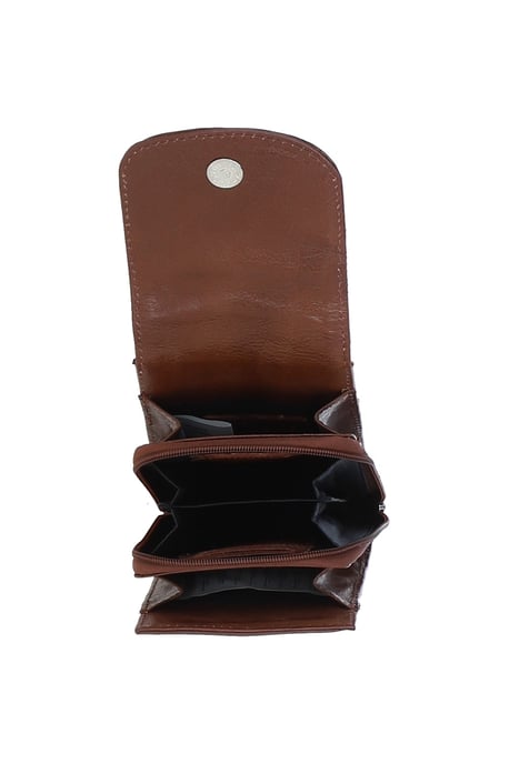 'Luca' Real Leather Crossbody Phone Bag - Image 3
