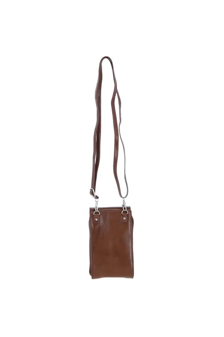 'Luca' Real Leather Crossbody Phone Bag - Image 4
