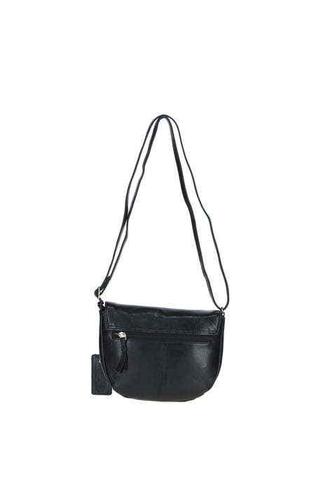 'Violet' Real Leather Flap-Over Crossbody Bag - Image 4