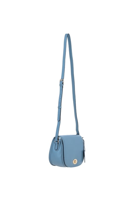 'Stellia' Real Leather Crossbody Bag with Twist Lock - Image 5