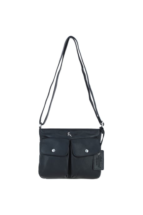 'Cardiff' Real Leather Crossbody Bag - Image 2