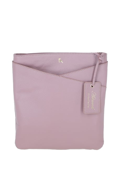 'Curvo' Real Leather Crossbody Bag - Image 1