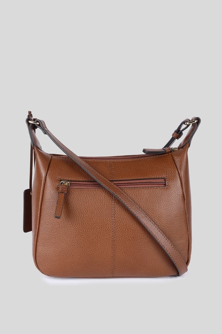 'Classico Napoli' Real Leather Top Zip Crossbody Bag - Image 3