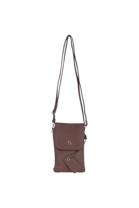 'York' Real Leather Smartphone Crossbody Bag - Image 2