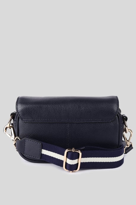 'Eleganza Milano' Real Leather Flapover Crossbody Bag - Image 3