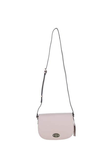 'Stellia' Real Leather Crossbody Bag with Twist Lock - Image 2