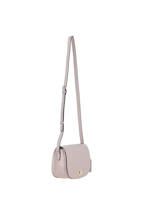 'Stellia' Real Leather Crossbody Bag with Twist Lock - Image 5