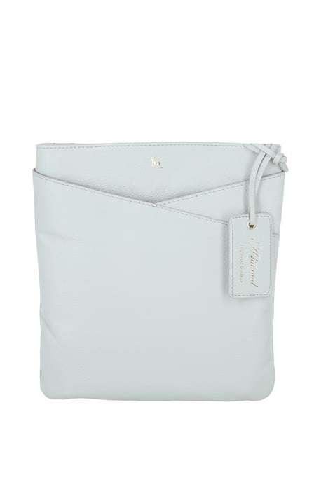 'Curvo' Real Leather Crossbody Bag - Image 1
