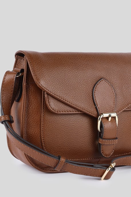 'Stile Fiorentino' Real Leather Crossbody Bag - Image 2