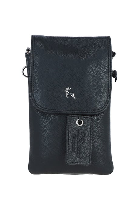 'York' Real Leather Smartphone Crossbody Bag - Image 1