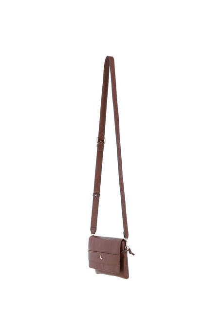 'Brinea' Real Leather Crossbody Bag - Image 3