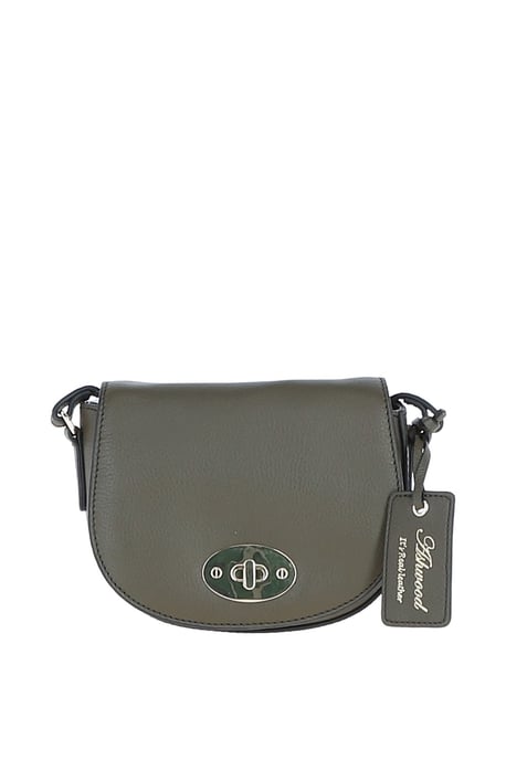 'Borsa della Moda' Real Leather Saddle Crossbody Bag - Image 1