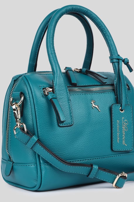 'Moda Siciliana' Real Leather Tote Crossbody Bag - Image 2